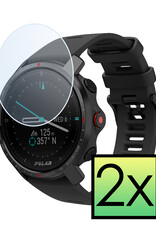 NoXx Screenprotector Geschikt voor Polar Pacer Pro Screenprotector Tempered Glass Gehard Glas - 2x