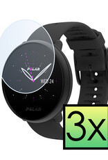 NoXx Screenprotector Geschikt voor Polar Ignite 2 Screenprotector Tempered Glass Gehard Glas - 3x