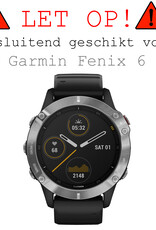 BASEY. Screenprotector Geschikt voor Garmin Fenix 6 Screenprotector Tempered Glass Beschermglas - Screenprotector Geschikt voor Garmin Fenix 6 Screen Protector - 3 Stuks