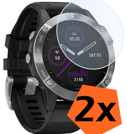 Nomfy Nomfy Garmin Fenix 6 Screenprotector - 2 PACK