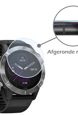 Nomfy Screenprotector Geschikt voor Garmin Fenix 6 Screenprotector Bescherm Glas - Screen Protector Geschikt voor Garmin Fenix 6 Screenprotector Tempered Glass - 2 PACK
