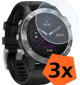 Nomfy Nomfy Garmin Fenix 6 Screenprotector - 3 PACK