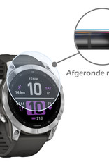 Nomfy Screenprotector Geschikt voor Garmin Fenix 7X Screenprotector Bescherm Glas - Screen Protector Geschikt voor Garmin Fenix 7X Screenprotector Tempered Glass - 3 PACK