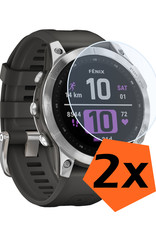 Nomfy Screenprotector Geschikt voor Garmin Fenix 7X Screenprotector Bescherm Glas - Screen Protector Geschikt voor Garmin Fenix 7X Screenprotector Tempered Glass - 2 PACK