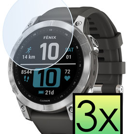 NoXx NoXx Garmin Fenix 7X Screenprotector - 3 PACK