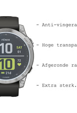 BASEY. Screenprotector Geschikt voor Garmin Fenix 7X Screenprotector Tempered Glass Beschermglas - Screenprotector Geschikt voor Garmin Fenix 7X Screen Protector - 2 Stuks