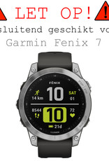 BASEY. Screenprotector Geschikt voor Garmin Fenix 7 Screenprotector Tempered Glass Beschermglas - Screenprotector Geschikt voor Garmin Fenix 7 Screen Protector - 3 Stuks
