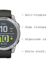 BASEY. Screenprotector Geschikt voor Garmin Fenix 7 Screenprotector Tempered Glass Beschermglas - Screenprotector Geschikt voor Garmin Fenix 7 Screen Protector - 2 Stuks
