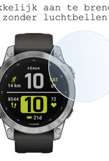 BASEY. Screenprotector Geschikt voor Garmin Fenix 7 Screenprotector Tempered Glass Beschermglas - Screenprotector Geschikt voor Garmin Fenix 7 Screen Protector - 2 Stuks