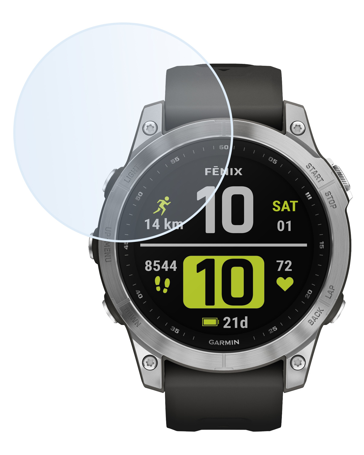 BASEY. Screenprotector Geschikt voor Garmin Fenix 7 Screenprotector Tempered Glass Beschermglas - Screenprotector Geschikt voor Garmin Fenix 7 Screen Protector