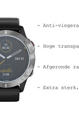 BASEY. Screenprotector Geschikt voor Garmin Fenix 6s Screenprotector Tempered Glass Beschermglas - Screenprotector Geschikt voor Garmin Fenix 6s Screen Protector - 3 Stuks