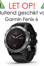 NoXx Screenprotector Geschikt voor Garmin Fenix 6s Screenprotector Tempered Glass Gehard Glas - 2x