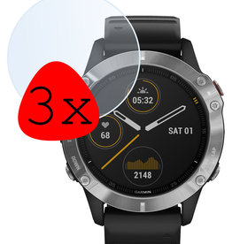 BASEY. BASEY. Garmin Fenix 6X Pro Screenprotector - 3 PACK