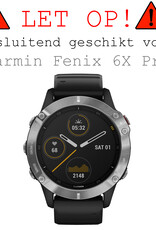 BASEY. Screenprotector Geschikt voor Garmin Fenix 6x Pro Screenprotector Tempered Glass Beschermglas - Screenprotector Geschikt voor Garmin Fenix 6x Pro Screen Protector - 3 Stuks