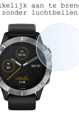 BASEY. Screenprotector Geschikt voor Garmin Fenix 6x Pro Screenprotector Tempered Glass Beschermglas - Screenprotector Geschikt voor Garmin Fenix 6x Pro Screen Protector - 2 Stuks