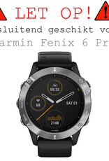 BASEY. Screenprotector Geschikt voor Garmin Fenix 6 Pro Screenprotector Tempered Glass Beschermglas - Screenprotector Geschikt voor Garmin Fenix 6 Pro Screen Protector - 2 Stuks