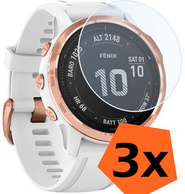 Nomfy Nomfy Garmin Fenix 6s Pro Screenprotector - 3 PACK