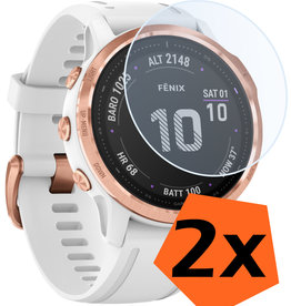 Nomfy Nomfy Garmin Fenix 6s Pro Screenprotector - 2 PACK