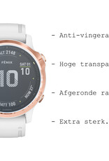 BASEY. Screenprotector Geschikt voor Garmin Fenix 6s Pro Screenprotector Tempered Glass Beschermglas - Screenprotector Geschikt voor Garmin Fenix 6s Pro Screen Protector - 2 Stuks