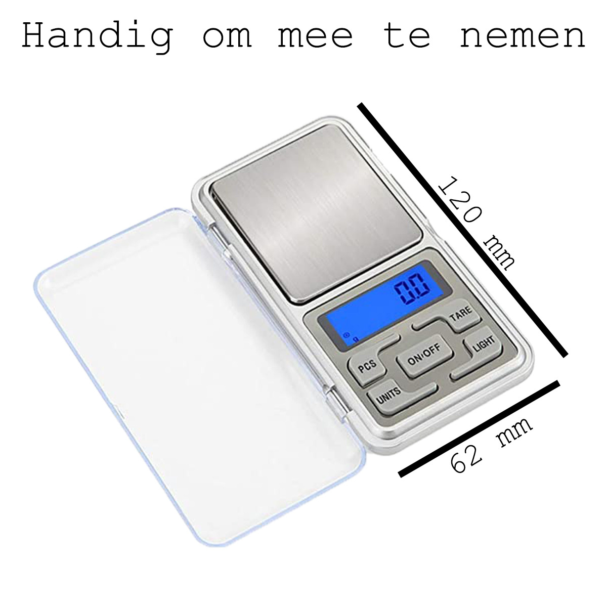 BASEY. Keuken Weegschaal Digitaal Precisie Weegschaal LCD-Display 0,01 - 200 gram