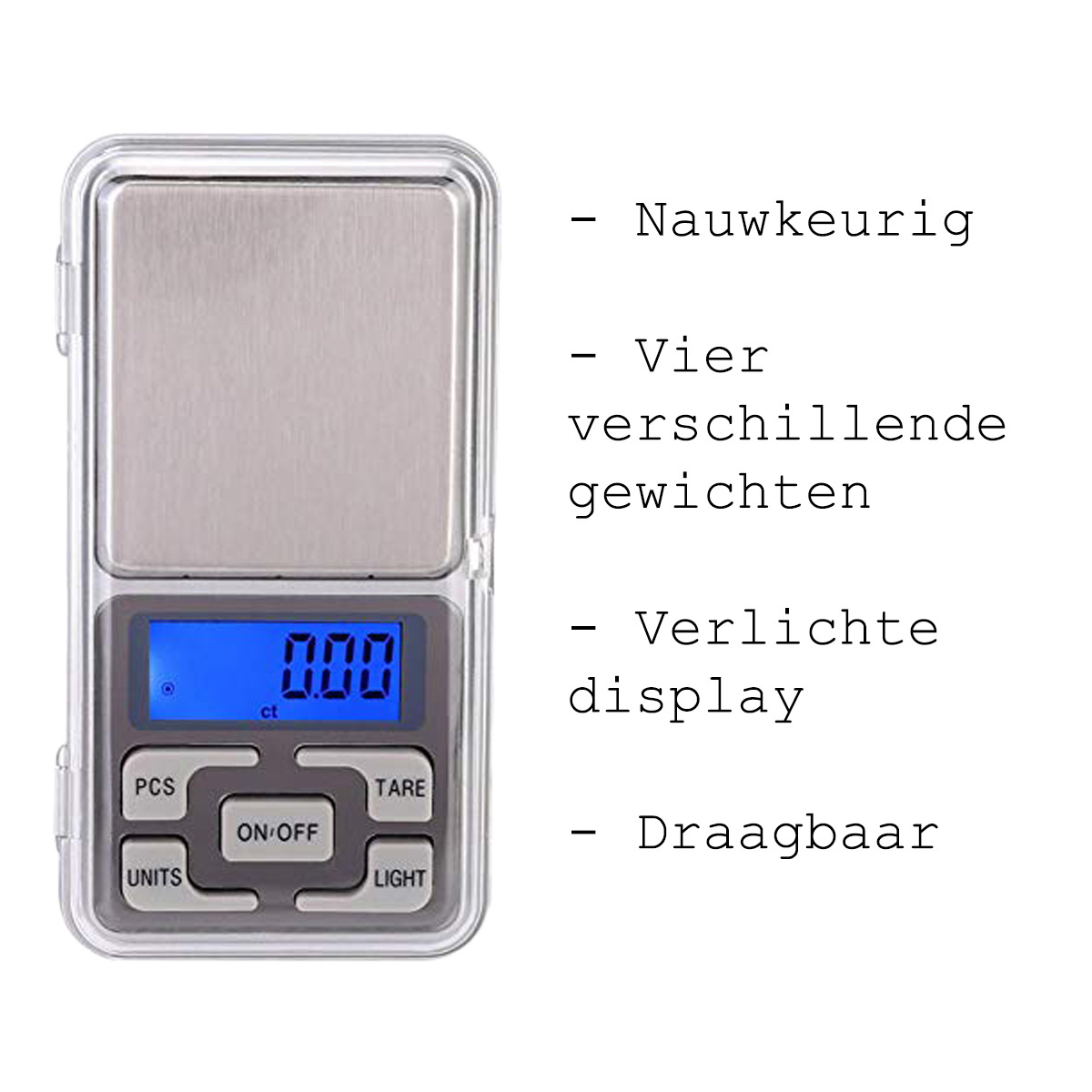 BASEY. Keuken Weegschaal Digitaal Precisie Weegschaal LCD-Display 0,01 - 200 gram