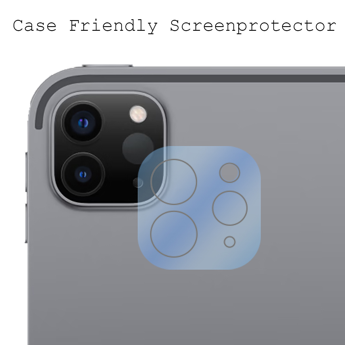 BASEY. Screenprotector Geschikt voor iPad Pro 2020 (11 inch) Camera Screenprotector Tempered Glass Beschermglas Camera - Screenprotector Geschikt voor iPad Pro 11 inch (2020) Camera Screen Protector