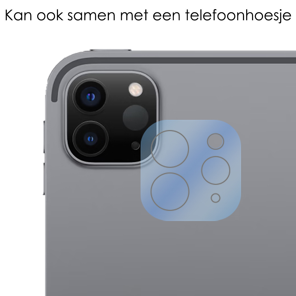 NoXx Screenprotector Geschikt voor iPad Pro 2020 (11 inch) Camera Screenprotector Gehard Glas - Screenprotector Geschikt voor iPad Pro 11 inch (2020) Screenprotector Camera Tempered Glass - 3x