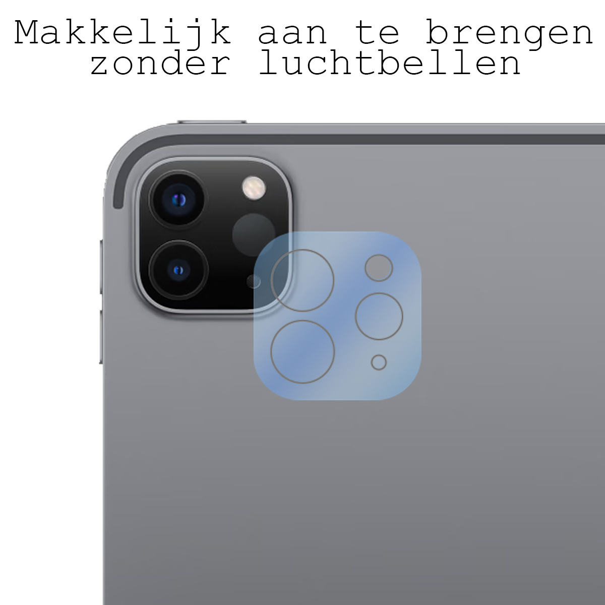 BASEY. Screenprotector Geschikt voor iPad Pro 2020 (12,9 inch) Camera Screenprotector Tempered Glass Beschermglas Camera - Screenprotector Geschikt voor iPad Pro 12,9 inch (2020) Camera Screen Protector - 3 Stuks