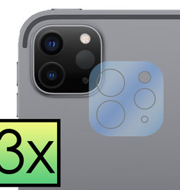 NoXx NoXx iPad Pro 2020 (12,9 inch) Camera Screenprotector - 3 PACK
