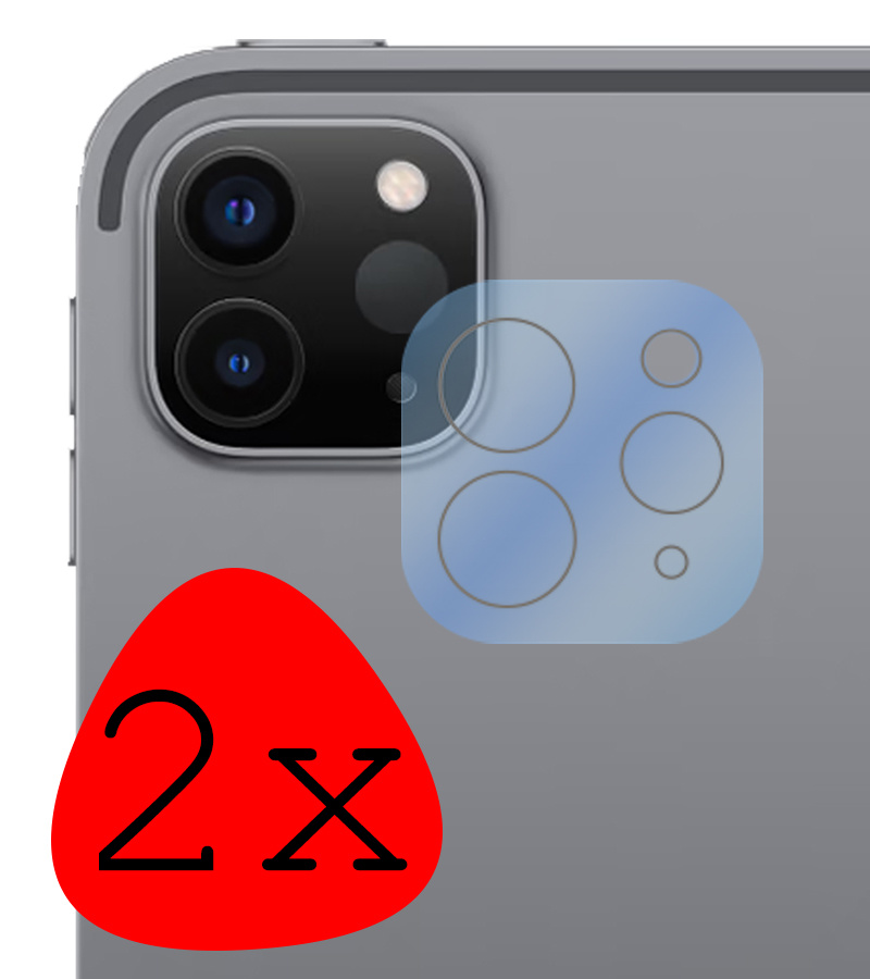 BASEY. Screenprotector Geschikt voor iPad Pro 2021 (12,9 inch) Camera Screenprotector Tempered Glass Beschermglas Camera - Screenprotector Geschikt voor iPad Pro 12,9 inch (2021) Camera Screen Protector - 2 Stuks