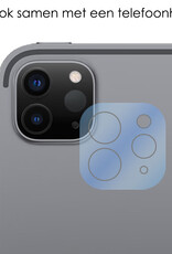 NoXx Geschikt voor iPad Pro 2021 (12,9 inch) Camera Screenprotector Glas - Geschikt voor iPad Pro 2021 (12,9 inch) Camera Protector Camera Screenprotector