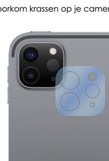 NoXx Geschikt voor iPad Pro 2021 (12,9 inch) Camera Screenprotector Glas - Geschikt voor iPad Pro 2021 (12,9 inch) Camera Protector Camera Screenprotector