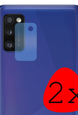 BASEY. Screenprotector Geschikt voor Samsung A41 Camera Screenprotector Tempered Glass Beschermglas Camera - Screenprotector Geschikt voor Samsung Galaxy A41 Camera Screen Protector - 2 Stuks