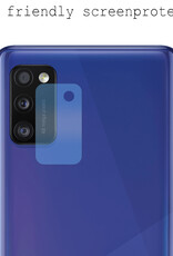 BASEY. Screenprotector Geschikt voor Samsung A41 Camera Screenprotector Tempered Glass Beschermglas Camera - Screenprotector Geschikt voor Samsung Galaxy A41 Camera Screen Protector - 2 Stuks