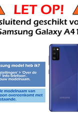 Nomfy Screenprotector Geschikt voor Samsung A41 Camera Screen Protector Beschermglas - Screenprotector Geschikt voor Samsung Galaxy A41 Camera Screenprotector Tempered Glass - 2 PACK