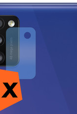 Nomfy Screenprotector Geschikt voor Samsung A41 Camera Screen Protector Beschermglas - Screenprotector Geschikt voor Samsung Galaxy A41 Camera Screenprotector Tempered Glass - 3 PACK