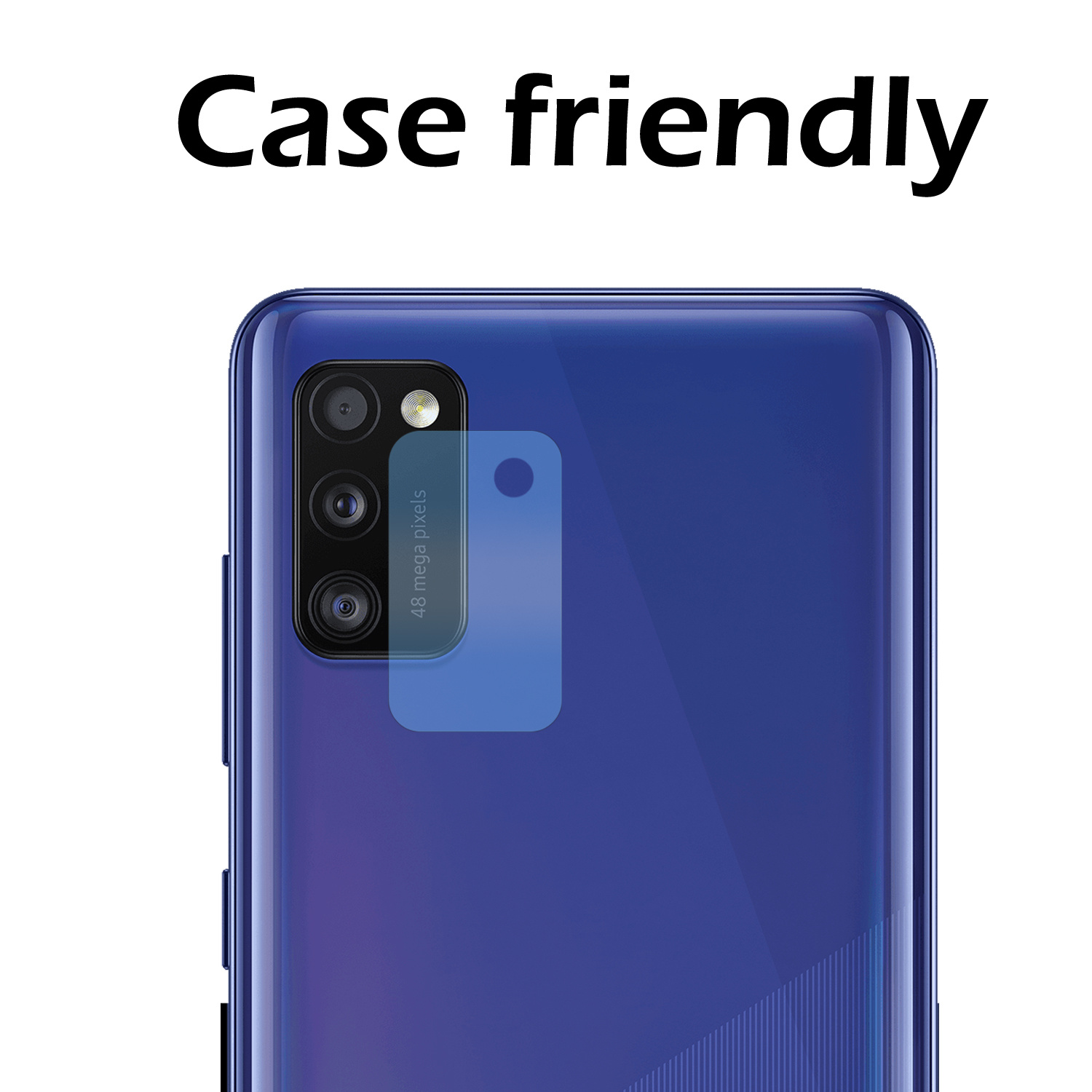 Nomfy Screenprotector Geschikt voor Samsung A41 Camera Screen Protector Beschermglas - Screenprotector Geschikt voor Samsung Galaxy A41 Camera Screenprotector Tempered Glass - 3 PACK