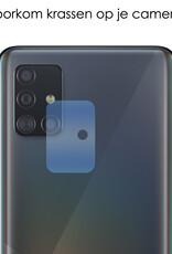 NoXx Screenprotector Geschikt voor Samsung A51 Camera Screenprotector Gehard Glas - Screenprotector Geschikt voor Samsung Galaxy A51 Screenprotector Camera Tempered Glass - 2x