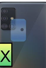 NoXx Screenprotector Geschikt voor Samsung A51 Camera Screenprotector Gehard Glas - Screenprotector Geschikt voor Samsung Galaxy A51 Screenprotector Camera Tempered Glass - 3x