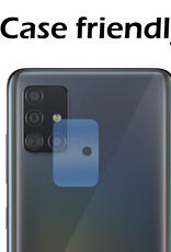 Nomfy Screenprotector Geschikt voor Samsung A51 Camera Screen Protector Beschermglas - Screenprotector Geschikt voor Samsung Galaxy A51 Camera Screenprotector Tempered Glass - 3 PACK