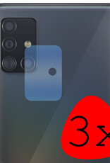 BASEY. Screenprotector Geschikt voor Samsung A71 Camera Screenprotector Tempered Glass Beschermglas Camera - Screenprotector Geschikt voor Samsung Galaxy A71 Camera Screen Protector - 3 Stuks