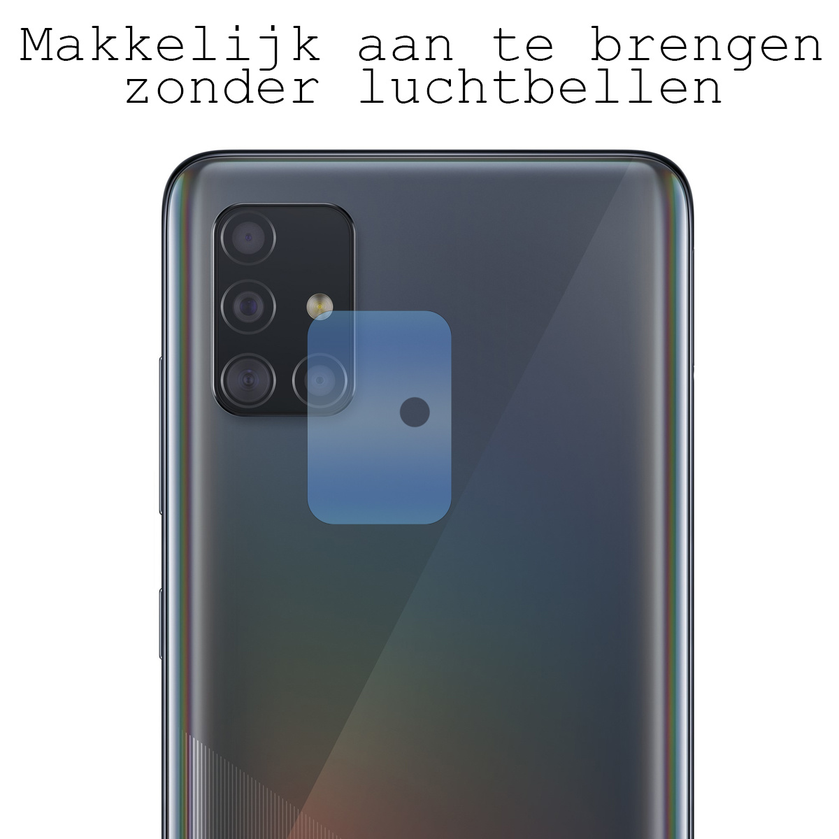BASEY. Screenprotector Geschikt voor Samsung A71 Camera Screenprotector Tempered Glass Beschermglas Camera - Screenprotector Geschikt voor Samsung Galaxy A71 Camera Screen Protector - 3 Stuks