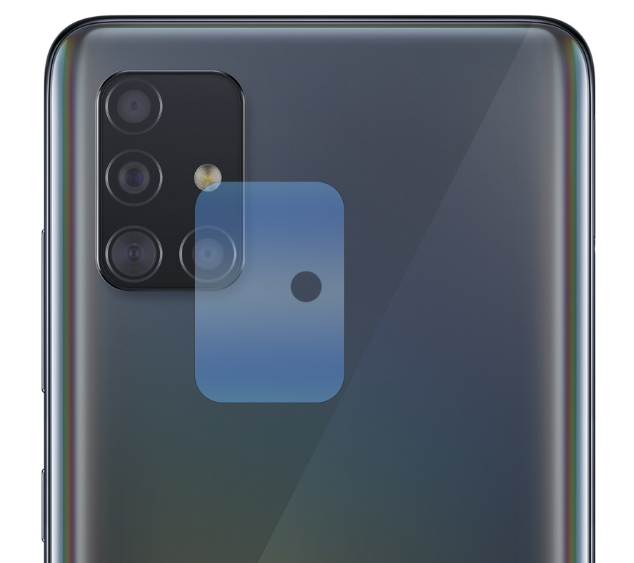 Nomfy Screenprotector Geschikt voor Samsung A71 Camera Screen Protector Beschermglas - Screenprotector Geschikt voor Samsung Galaxy A71 Camera Screenprotector Tempered Glass