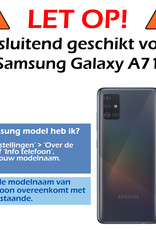 Nomfy Screenprotector Geschikt voor Samsung A71 Camera Screen Protector Beschermglas - Screenprotector Geschikt voor Samsung Galaxy A71 Camera Screenprotector Tempered Glass