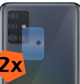 Nomfy Nomfy Samsung Galaxy A71 Camera Screenprotector - 2 PACK