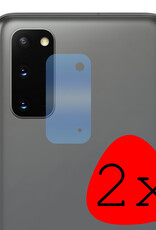 BASEY. Screenprotector Geschikt voor Samsung S20 Camera Screenprotector Tempered Glass Beschermglas Camera - Screenprotector Geschikt voor Samsung Galaxy S20 Camera Screen Protector - 2 Stuks