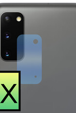 NoXx Screenprotector Geschikt voor Samsung S20 Camera Screenprotector Gehard Glas - Screenprotector Geschikt voor Samsung Galaxy S20 Screenprotector Camera Tempered Glass - 2x