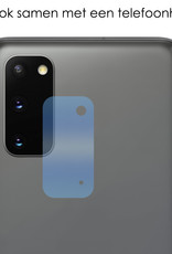 NoXx Screenprotector Geschikt voor Samsung S20 Camera Screenprotector Gehard Glas - Screenprotector Geschikt voor Samsung Galaxy S20 Screenprotector Camera Tempered Glass - 2x