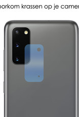 NoXx Screenprotector Geschikt voor Samsung S20 Camera Screenprotector Gehard Glas - Screenprotector Geschikt voor Samsung Galaxy S20 Screenprotector Camera Tempered Glass - 3x