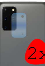 BASEY. Screenprotector Geschikt voor Samsung S20 Plus Camera Screenprotector Tempered Glass Beschermglas Camera - Screenprotector Geschikt voor Samsung Galaxy S20 Plus Camera Screen Protector - 2 Stuks